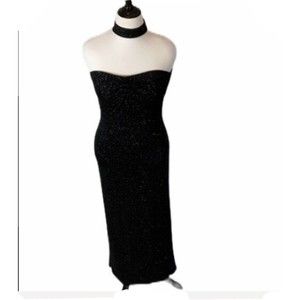 Jessica McGlinton for Gunne Sax Black Dress 7/8